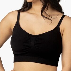 Kindred Bravely Sublime Wireless Hands Free Pumping /Nursing Bra Black: Small